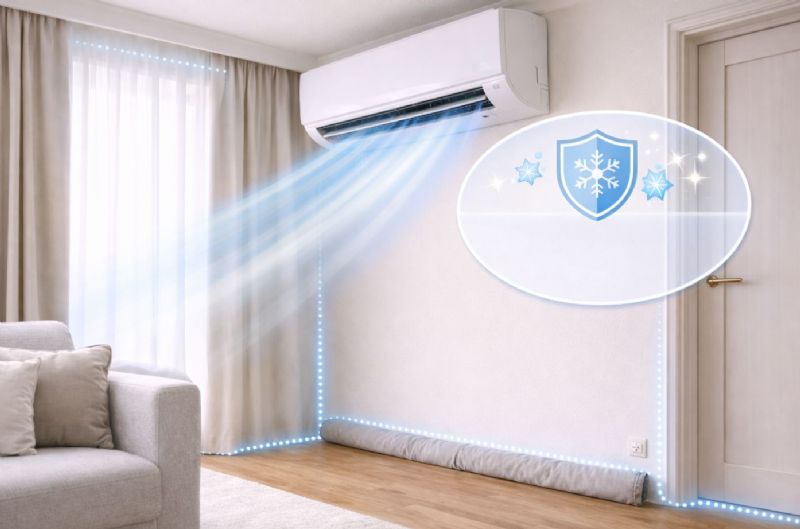 提升空調效率從防止冷氣外洩開始：室內節能指南